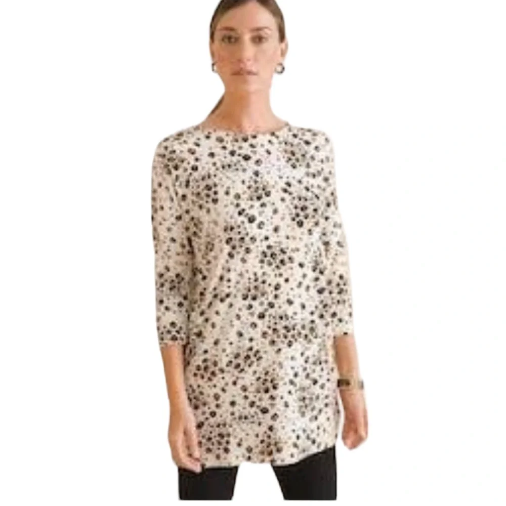 Chico’s Leopard Print Tunic Top Size XL - Picture 15 of 15